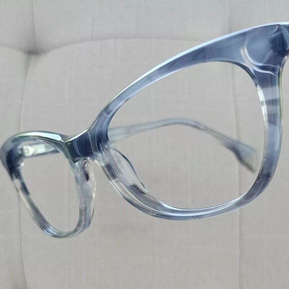 state Accessories - STATE Women Glasses Frame Gray BRIAR Storm Cloud Eyeglasses 51[]18 Made in USA